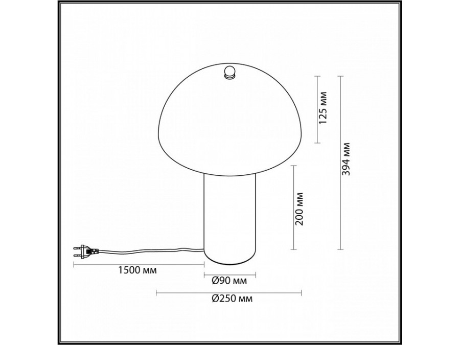 Настольная лампа декоративная Odeon Light Rufina 7088/2T