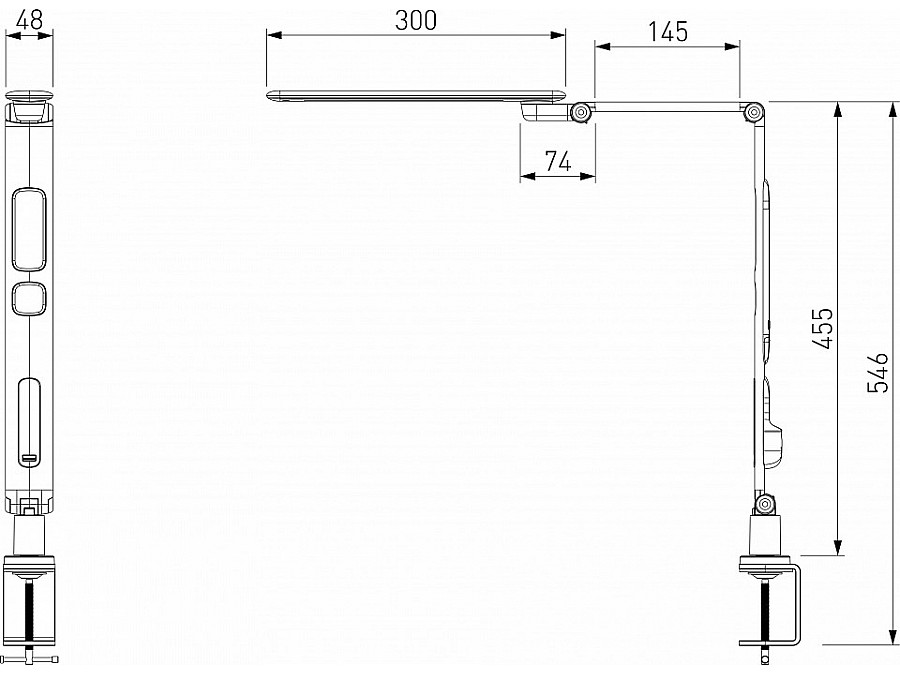 Настольная лампа офисная Elektrostandard Intelligent a064812