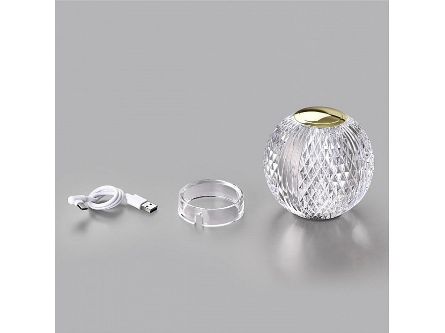 Настольная лампа декоративная Odeon Light Crystal 5008/2TL