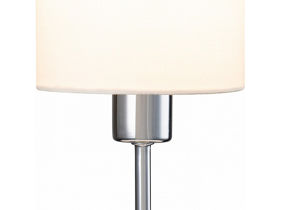 Настольная лампа декоративная Escada Denver 1109/1 Chrome/Beige