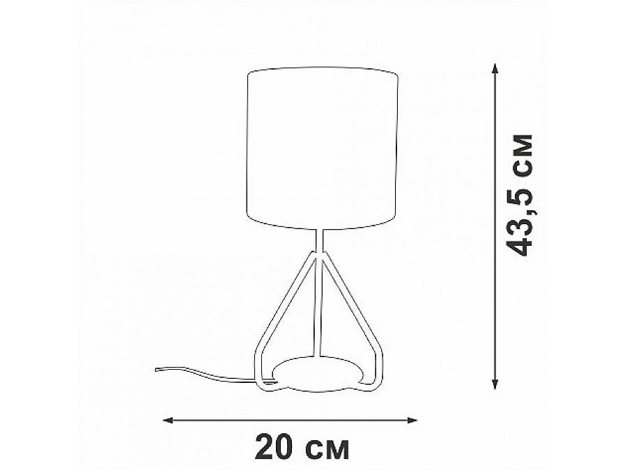 Настольная лампа декоративная Vitaluce V2899 V2899-0/1L