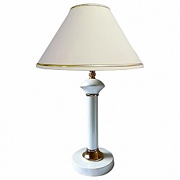 Настольная лампа декоративная Eurosvet Lorenzo 60019/1 глянцевый белый