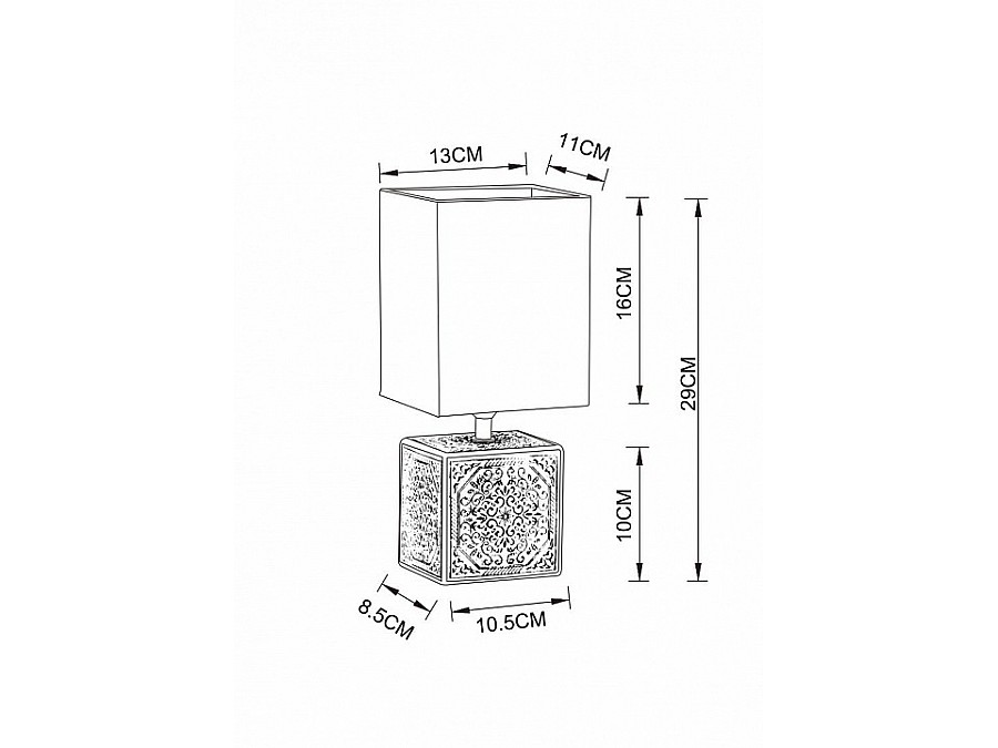 Настольная лампа декоративная Arte Lamp Fiori A4429LT-1BA
