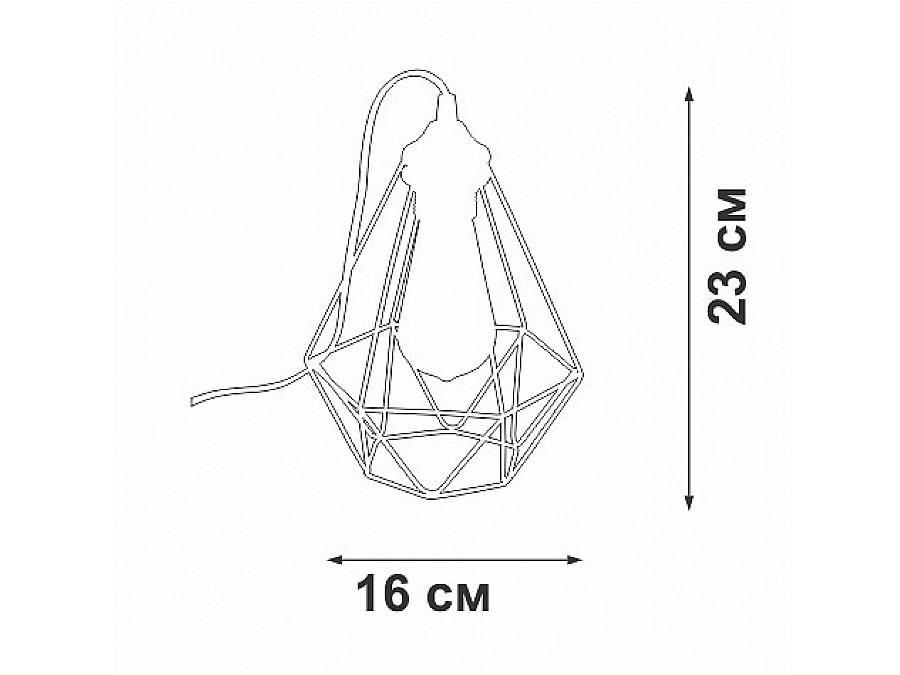 Настольная лампа декоративная Vitaluce V2803 V2803-1/1L