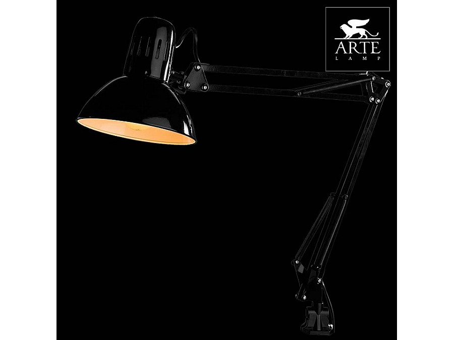 Настольная лампа офисная Arte Lamp Senior A6068LT-1BK