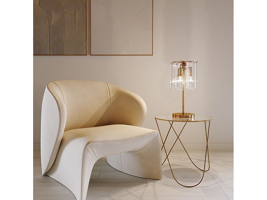 Настольная лампа декоративная Eurosvet Claire 01170/3 золото