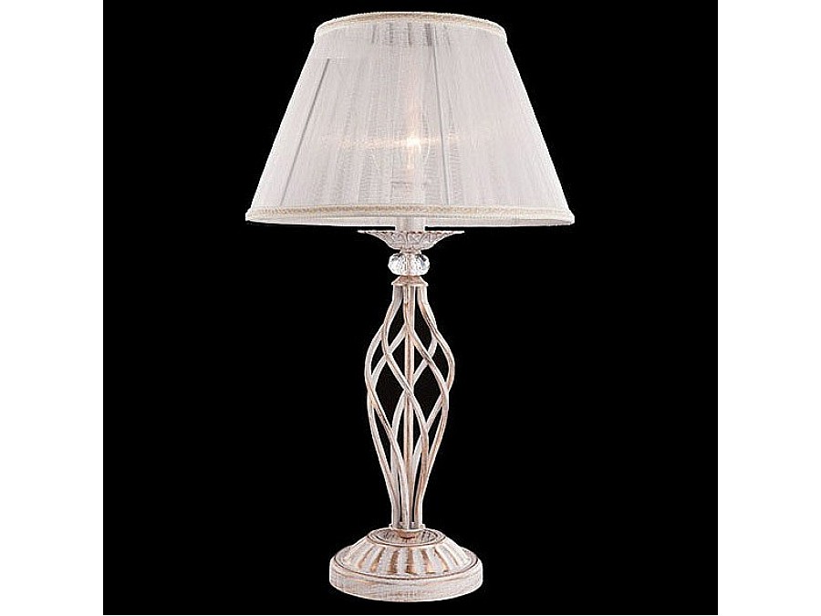 Настольная лампа декоративная Eurosvet Selesta 01002/1 белый с золотом