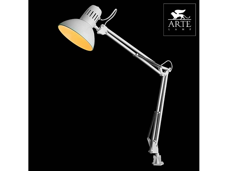 Настольная лампа офисная Arte Lamp Senior A6068LT-1WH