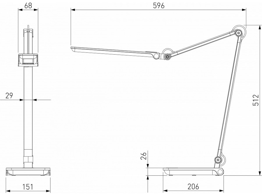 Настольная лампа офисная Elektrostandard Great a065289