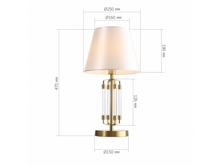 Настольная лампа декоративная ST-Luce BRASS SL1403.304.01