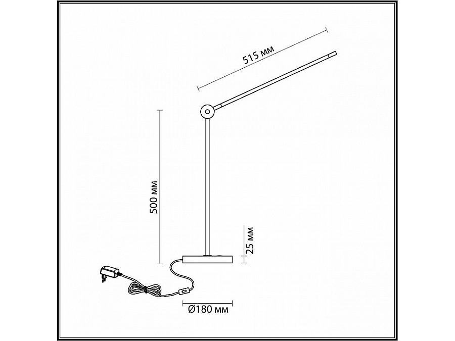 Настольная лампа офисная Odeon Light Foden 7101/12TL