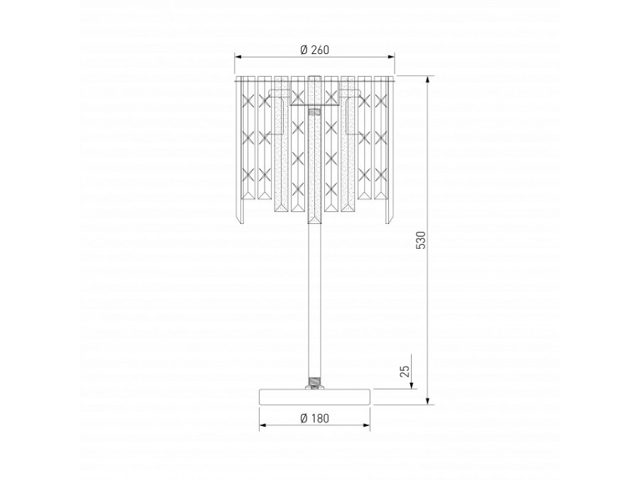 Настольная лампа декоративная Eurosvet Radiance 108011