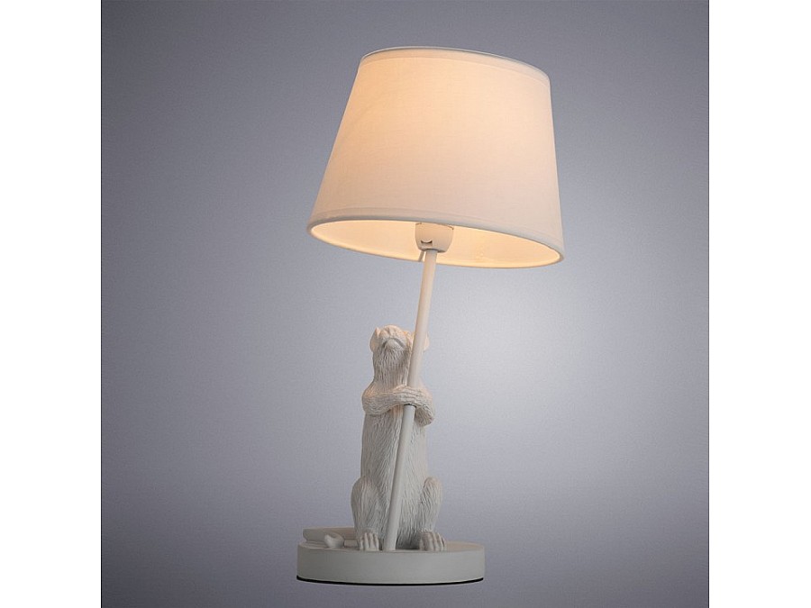 Настольная лампа декоративная Arte Lamp Gustav A4420LT-1WH