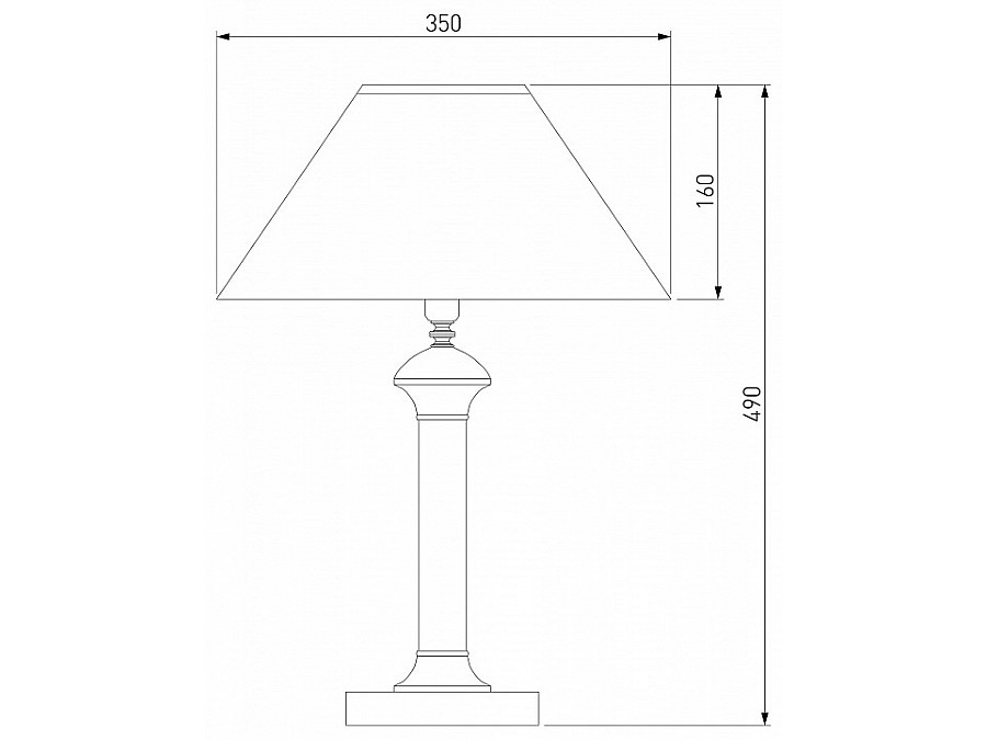 Настольная лампа декоративная Eurosvet Majorka 008/1T RDM (янтарь)