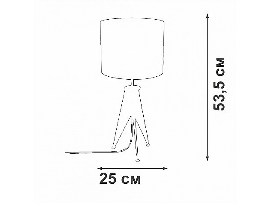Настольная лампа декоративная Vitaluce V28340 V28340-1/1L