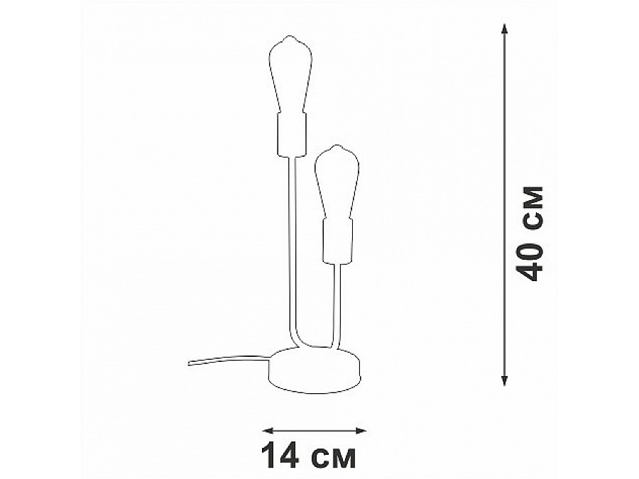 Настольная лампа декоративная Vitaluce V3005 V3005-1/2L