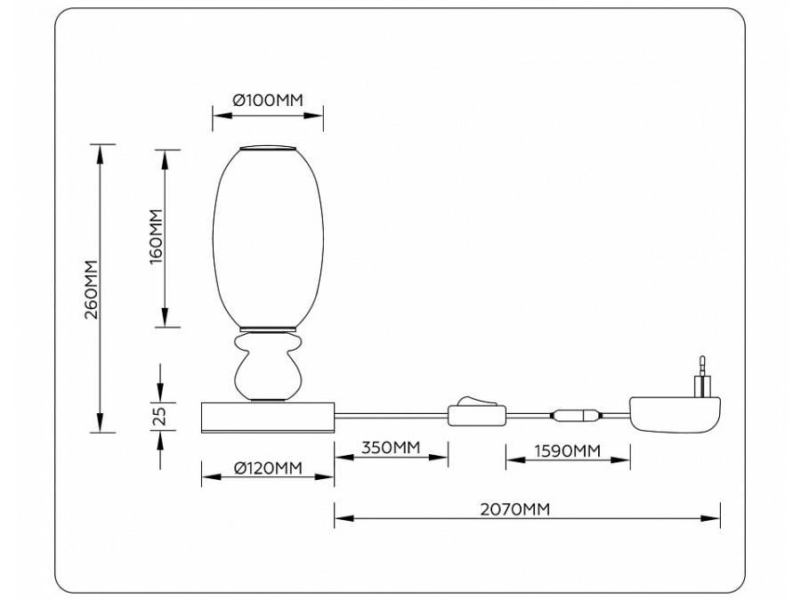 Настольная лампа декоративная Ambrella Light LH LH53154
