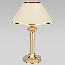 Настольная лампа декоративная Eurosvet Lorenzo 60019/1 перламутровое золото