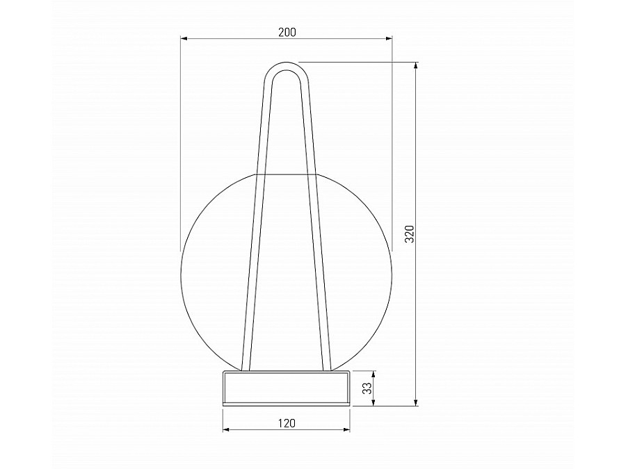 Настольная лампа декоративная Eurosvet Frasco 80507/1 черный