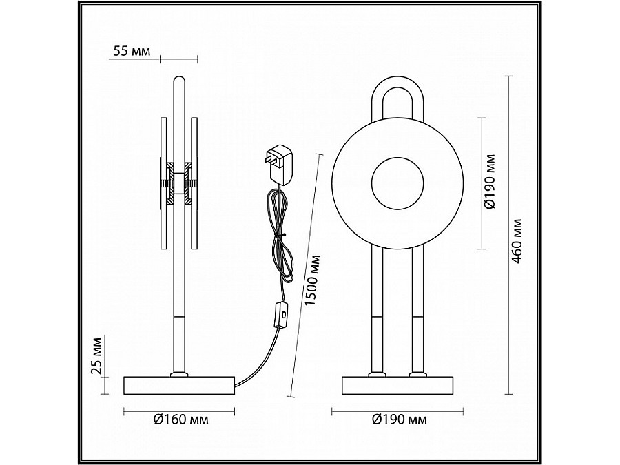 Настольная лампа декоративная Odeon Light Magnet 5407/12TL