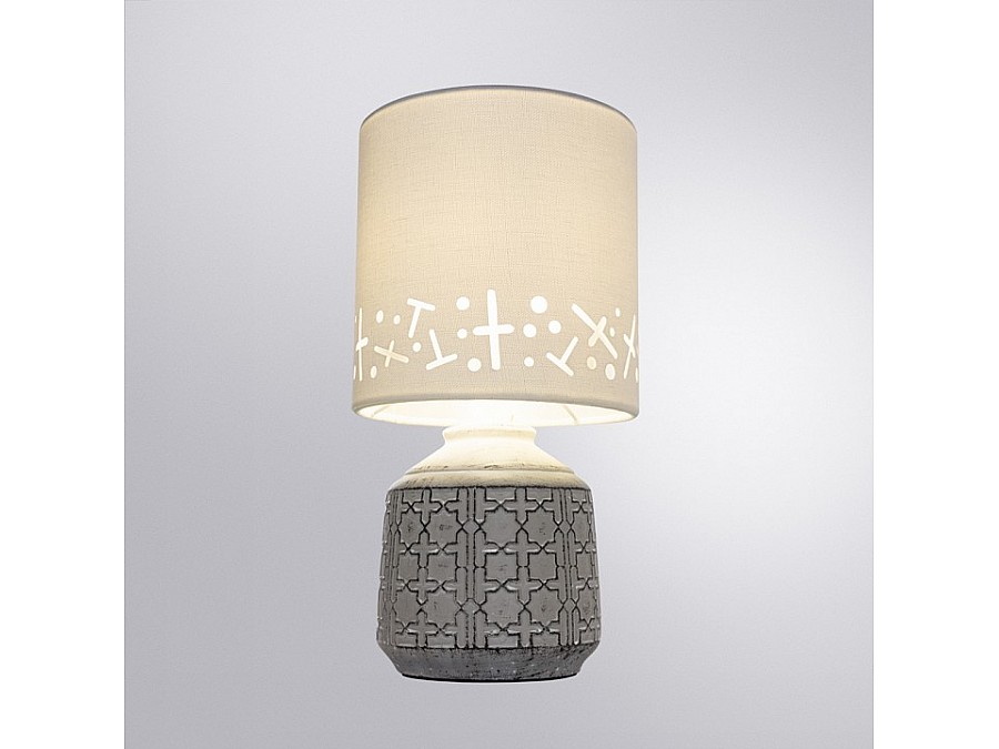 Настольная лампа декоративная Arte Lamp Bunda A4007LT-1GY