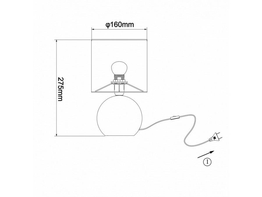 Настольная лампа декоративная Escada SPORT 10160/L Football
