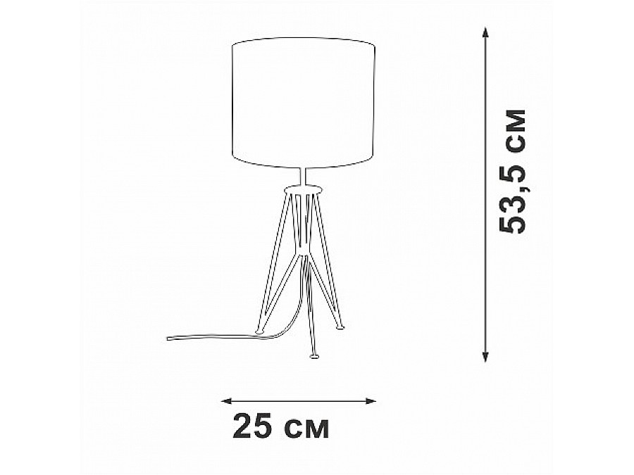 Настольная лампа декоративная Vitaluce V2834 V2834-1/1L