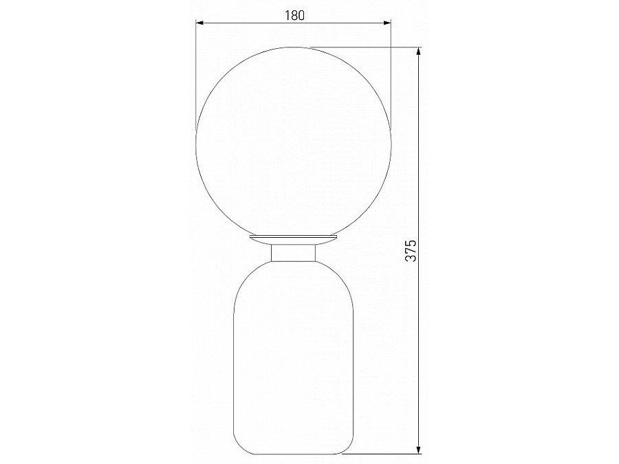 Настольная лампа декоративная Eurosvet Bubble 01197/1 белый