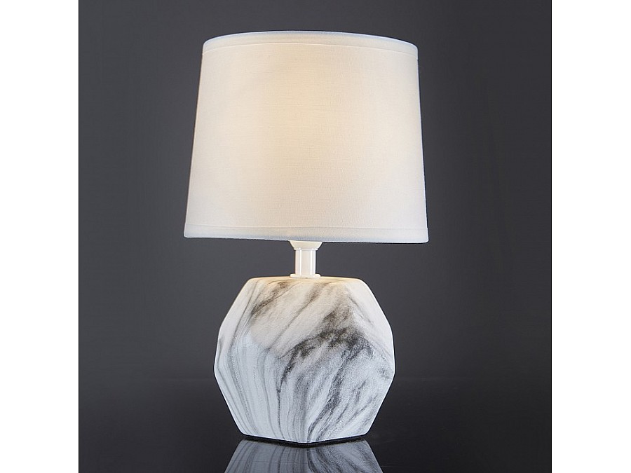 Настольная лампа декоративная Escada Marble 10163/T White