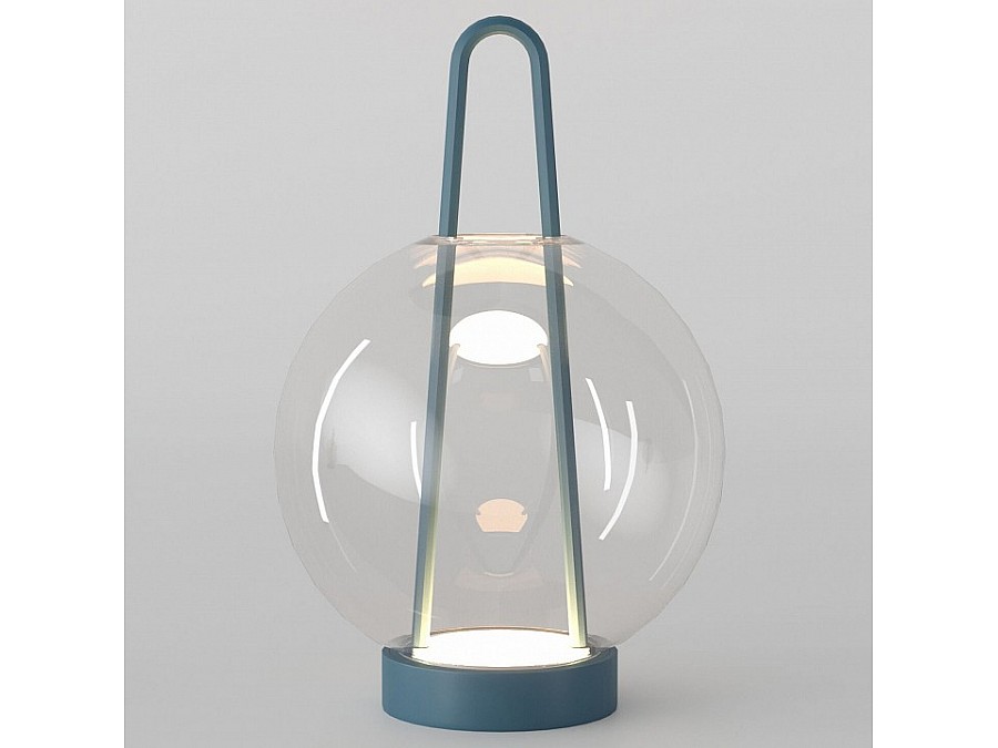 Настольная лампа декоративная Eurosvet Frasco 80507/1 синий