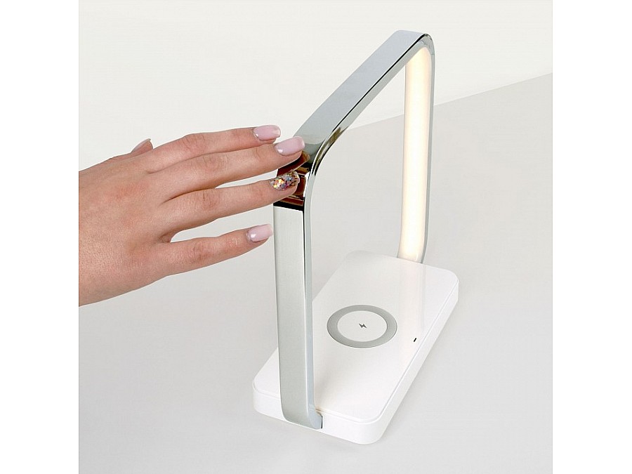 Настольная лампа офисная Eurosvet Frame 80502/1 хром