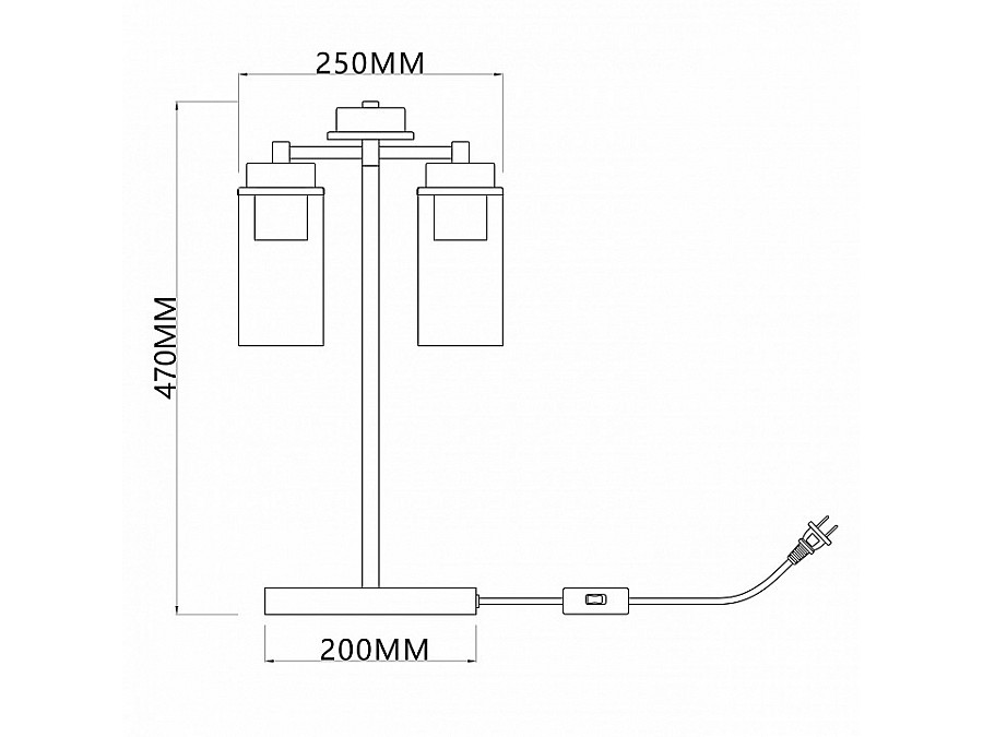 Настольная лампа декоративная Escada Dinasty 2118/2