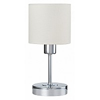 Настольная лампа декоративная Escada Denver 1109/1 Chrome/Beige
