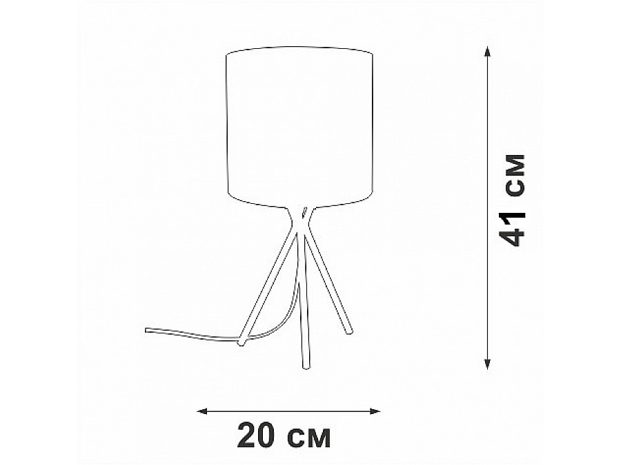 Настольная лампа декоративная Vitaluce V29570 V29570-1/1L