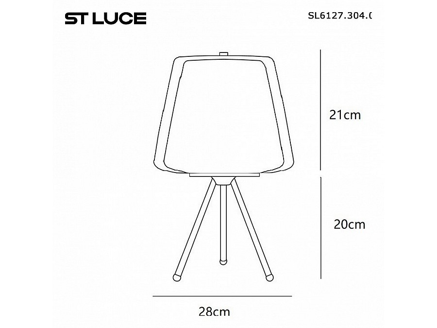 Настольная лампа декоративная ST-Luce Pandora SL6127.304.01