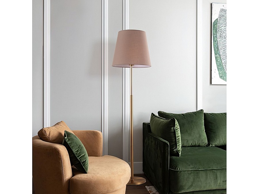 Настольная лампа декоративная Eurosvet Ozark 01156/1 латунь