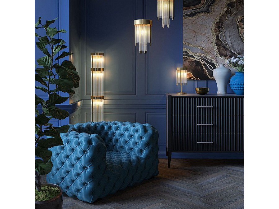 Настольная лампа декоративная Odeon Light York 4788/2T
