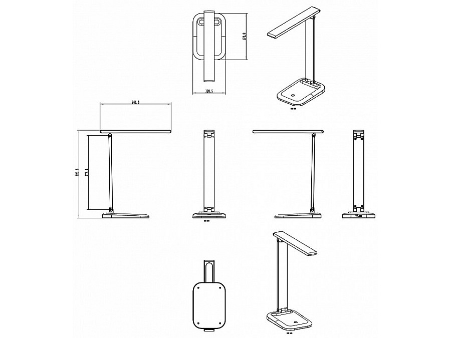 Настольная лампа офисная Arte Lamp London A5124LT-1BK