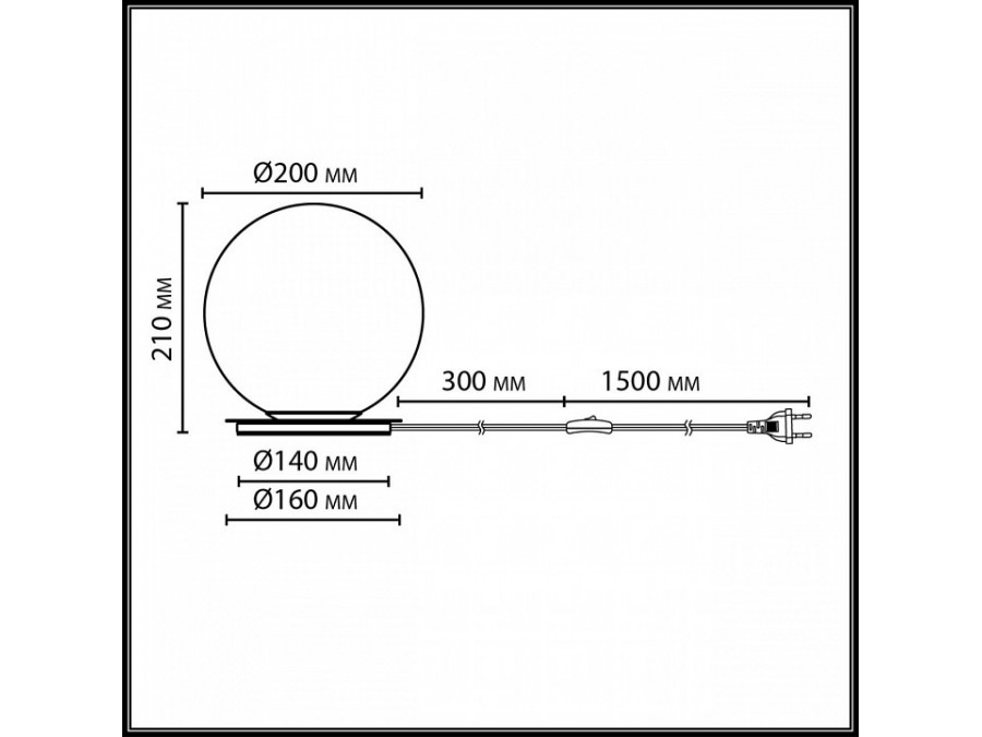 Настольная лампа декоративная Odeon Light Magia 7109/1TL