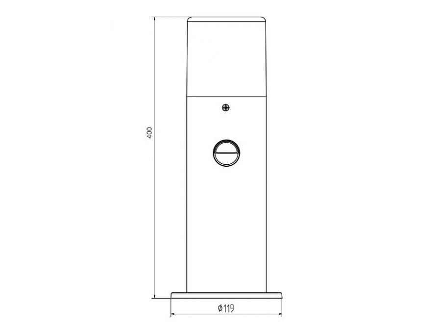 Наземный низкий светильник Escada Garden 10179/T