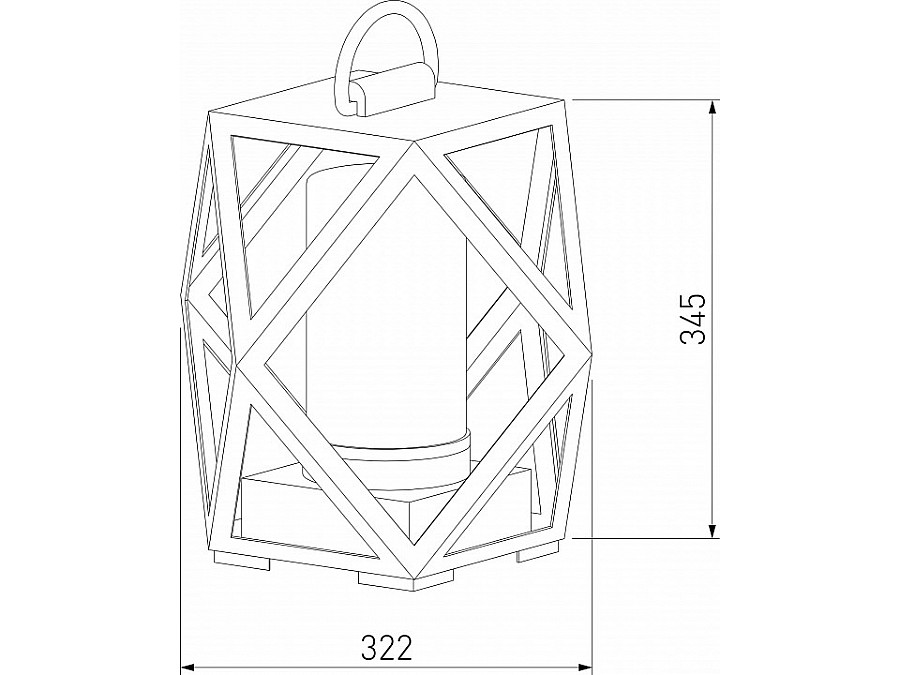 Наземный низкий светильник Elektrostandard Ambra 35133/S