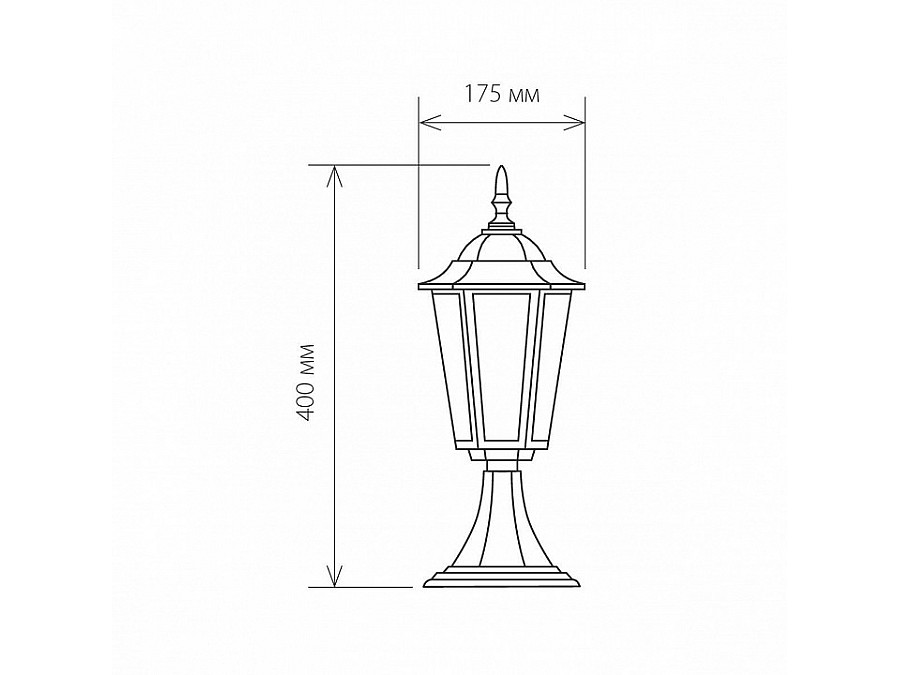 Наземный низкий светильник Elektrostandard GL 1004 a035743