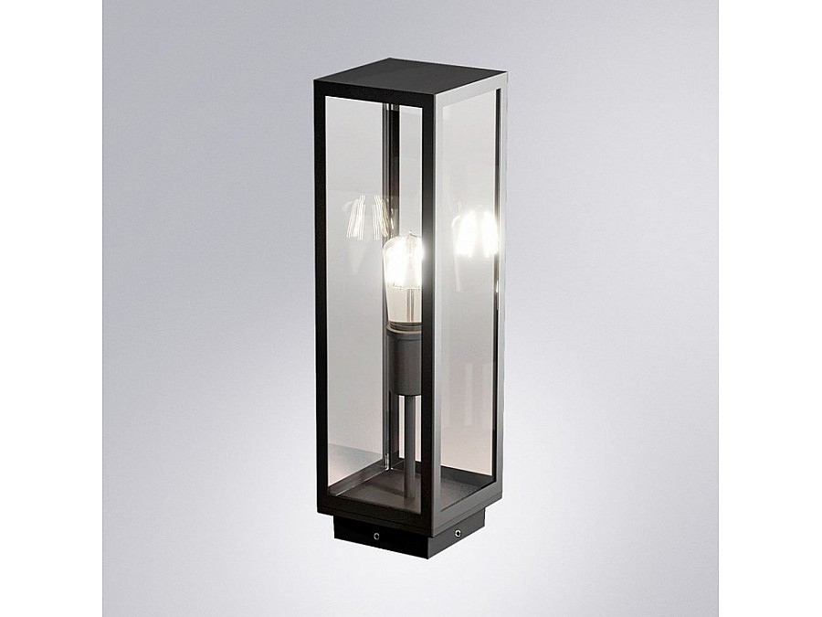 Наземный низкий светильник Arte Lamp Belfast A4569FN-1BK