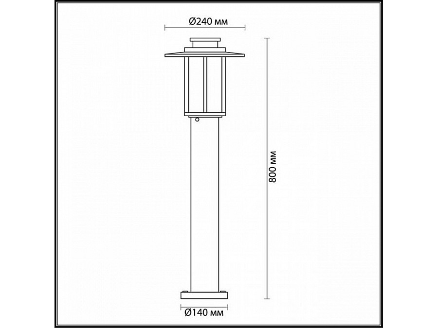 Наземный низкий светильник Odeon Light Mito 4047/1F
