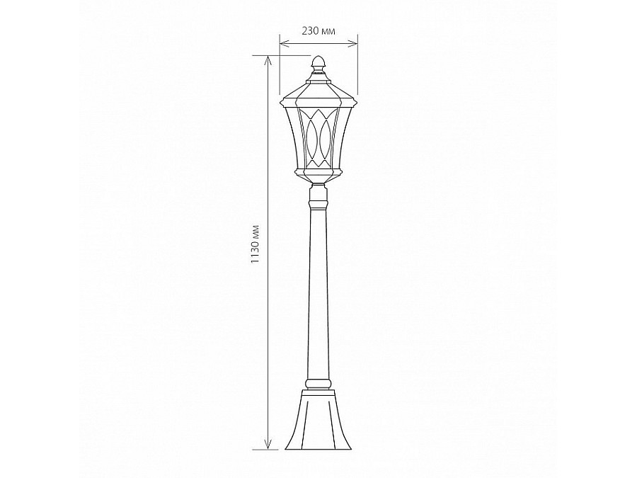Наземный высокий светильник Elektrostandard Virgo a031924