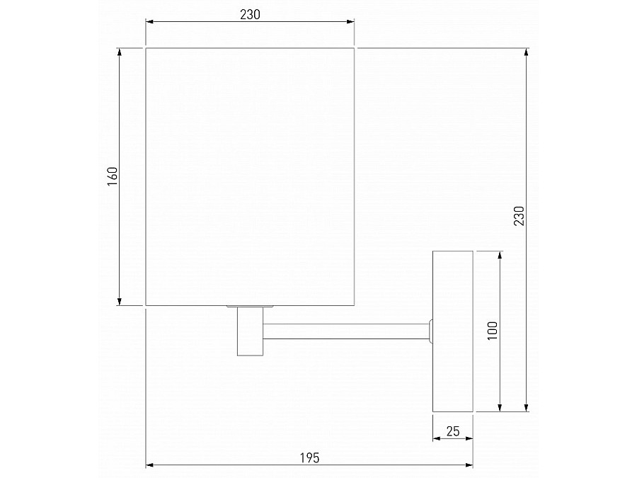 Бра Eurosvet Brume 60174/1 латунь