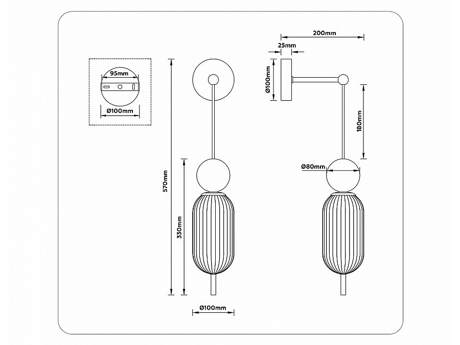 Бра Ambrella Light LH LH53108