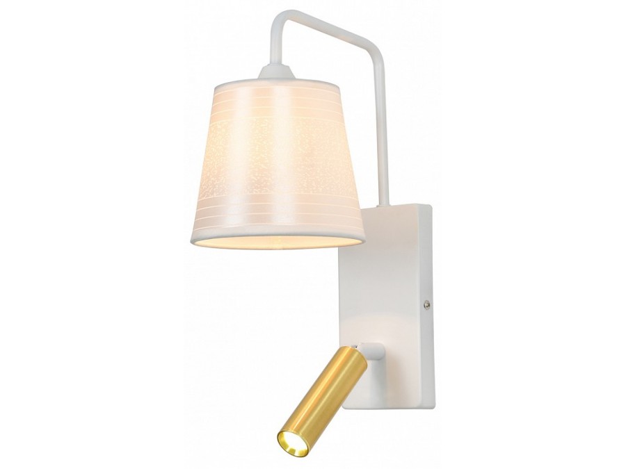 Бра с подсветкой Escada 598 598/1A White/Brass