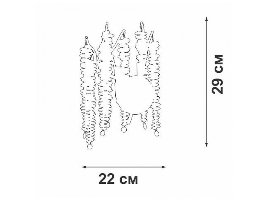 Бра Vitaluce V2855 V2855-8/2A