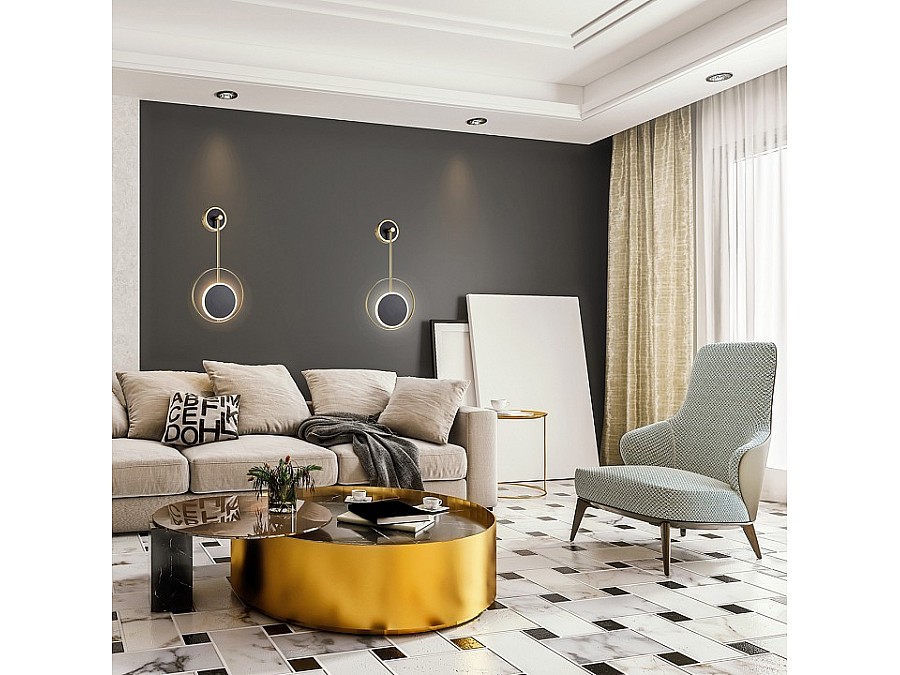 Бра Escada Hypnosis 10206/SG LED Black/Gold